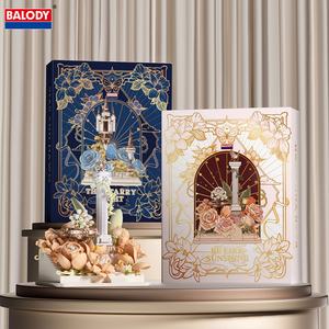 Jouet de construction Balody, centre de table floral, blocs de construction pour garçons et filles, collection botanique, décoration de table, cadeaux de la Saint-Valentin - Product Image 6