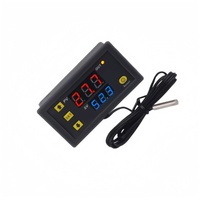 Module de thermostat numérique 12V CC avec affichage LED et interrupteur de contrôle pour systèmes de chauffage et de refroidissement d'incubateurs