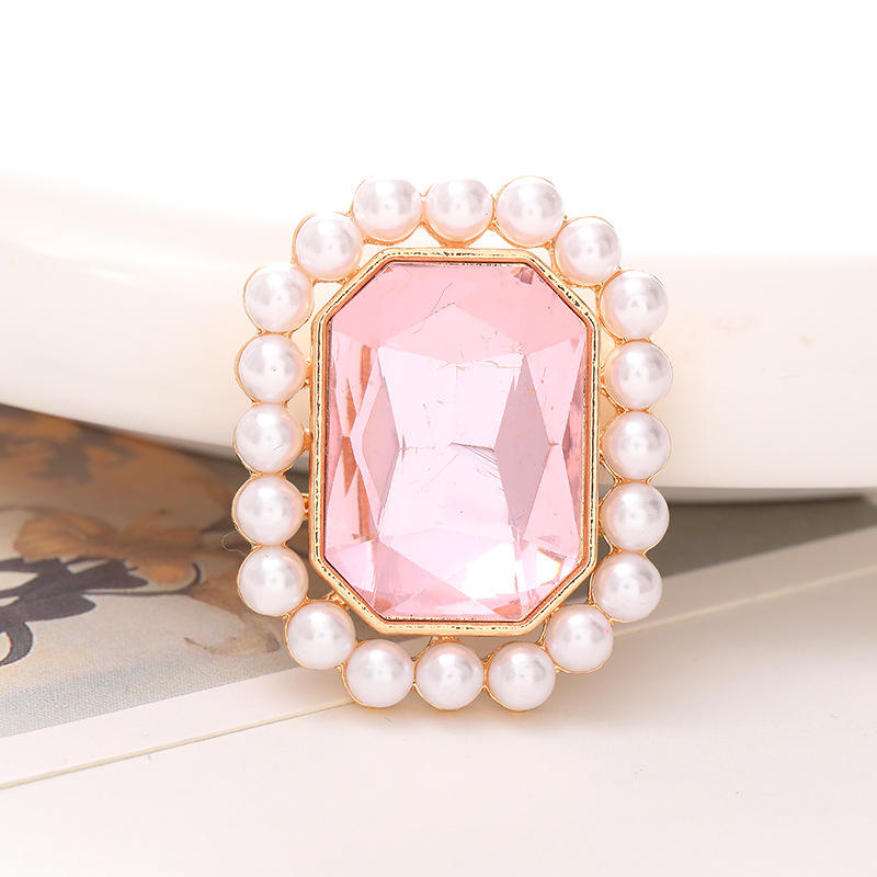 D2013 Gema de perla octogonal (rosa)