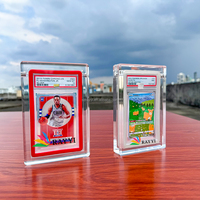 Étui de présentation universel magnétique en acrylique pour cartes TCG PSA avec protection de cartes gradées soudées PSA