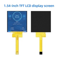 Modul Layar Persegi LCD TFT IPS 1,54 Inci 240*240 SPI ST7789 Panel Layar Kustom HD154059C8