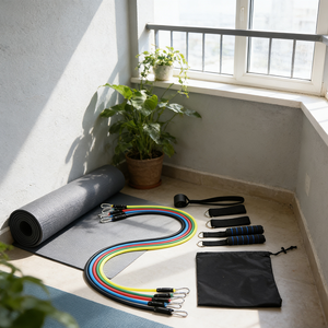 Attrezzo Multifunzionale per Yoga e Fitness Domestico per Uomini e Donne, Fasce di Resistenza per Schiena, Cosce e Braccia - Product Image 3