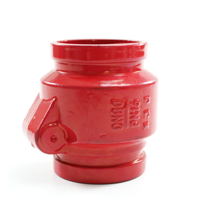 <span class=keywords><strong>Vannes</strong></span> manuelles d'incendie rouges DN50 2'' PN16 à structure de type gate pour applications hydrauliques, extrémité rainurée/à bride - Product Image 6