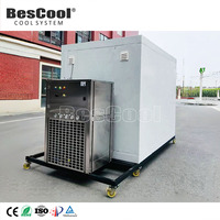 Tout-en-un-Congélateur mobile 85 ~-60 degrés Copeland Compressor Farms Hotels Retail Cold Room Storage Reefer Container
