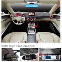 Enregistreur de conduite vidéo de voiture le plus vendu 1080p hd double caméra voiture Dvr 4.3 pouces Dash Cam voiture boîte noire