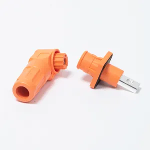 Hot Selling Energy Storage Connector Orange 120A 200A 300A Single Core Terminal Dc Power Cable Energy Storage Connector