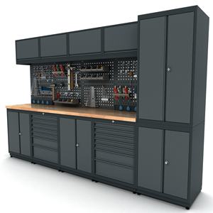 Système de rangement modulaire pour outils de garages mécaniques - Product Image 3