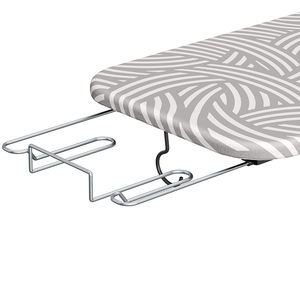 Planche à repasser 2 en 1 facile à ranger pour suspendre et poser le fer à repasser Support de fer rétractable et cadre en acier durable - Product Image 5