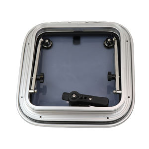 Anshun Marine Trappe de pont rectangulaire personnalisée Cadre en aluminium anodisé Hublot <span class=keywords><strong>fixe</strong></span> de bateau ovale Fenêtre en verre - Product Image 2