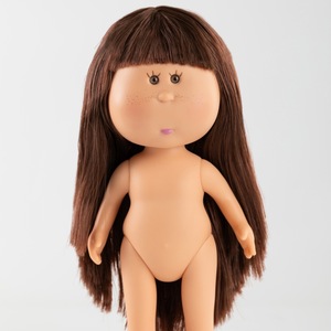 Poupée Mia Potato de 24 cm, corps nu, cheveux bouclés, poupée vierge à habiller soi-même, poupée en vinyle, accessoires artisanaux faits à la main pour enfants, jouet cadeau - Product Image 2