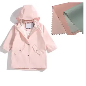 Hochwasserdichtes Polyester Riemen-Stapler Taffeta mit klarer PU-Membranbeschichtung Regenmanteljacke