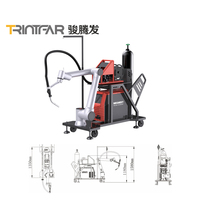Tracteur de soudage intégré pratique Robot de soudage collaboratif mobile automatique Soudage de structure en acier pour Cobot Mig Arc