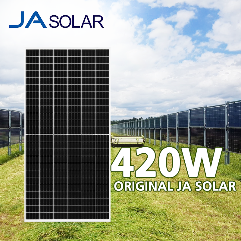 Производители солнечных панелей JA solar mono half cell MBB, солнечные фотопанели 400 Вт 405 Вт 410 Вт 420 Вт для сертификации TUV CE