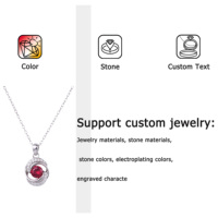 Collier personnalisé en argent 925 plaqué platine pour femme, pendentif de luxe pour fiançailles et mariage, zircone cubique taille brillant, cadeau tendance