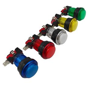 Botón LED para Máquinas de Arcade, 5V 12V, Iluminado, 32mm, Redondo - Product Image 1