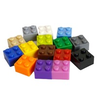 Ladrillo Básico Alto 2x2 para Legoes City, Bloques de Construcción 2*2 Legoes Friends, Juguete de Plástico para Niños, Pieza para Juguetes DIY (N.º 3003)