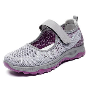 Chaussures de sport pour femmes, chaussures de marche tendance pour maman, chaussures décontractées pour personnes âgées, chaussures à enfiler pour <span class=keywords><strong>femme</strong></span> âgée, chaussures de jogging et de randonnée à bout rond pour maman - Product Image 6
