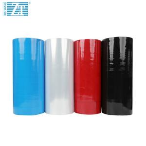 Rollo de Envoltura Elástica para Uso en Máquinas, Negro, Rojo, Azul, Blanco, Película de Envoltura Elástica LLDPE, Rollo Jumbo para Embalaje de Palés - Product Image 6