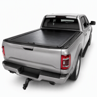 Couverture de benne enroulable en aluminium, volet roulant rétractable, couvre-benne de camion anti-pincement avec verrouillage manuel pour Hilux Double Cab OEM