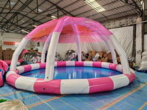 <span class=keywords><strong>Piscine</strong></span> gonflable portative de style de tente de PVC pour des enfants pour le plaisir extérieur de parties de plage de <span class=keywords><strong>camping</strong></span> - Product Image 3