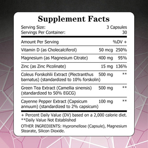 OEM Private Label Hormone Balance Capsules with Green Tea Supports Weight Hormone Energy Metabolism OEM Balance Formula - Product Image 2