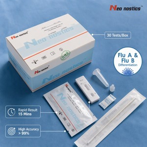 Kit de test rapide antigénique <span class=keywords><strong>influenza</strong></span> A et <span class=keywords><strong>B</strong></span> en gros – Cassette de diagnostic à prix avantageux pour les distributeurs – Exportation mondiale - Product Image 2