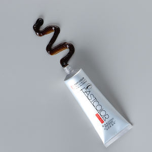 Tinte de Cabello en Crema Permanente de Primera Calidad, Sin Amoníaco, Color Negro, Cubre Fácilmente las Canas, con Peine Aplicador - Product Image 1