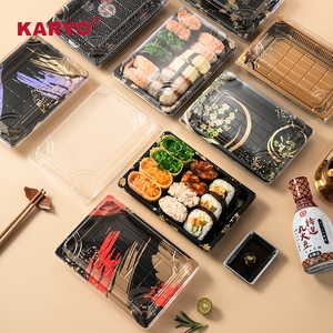 Карио 1105 упаковка, высококачественный контейнер для свежих продуктов, одноразовый пластиковый контейнер для суши, контейнер для сашими - Product Image 4