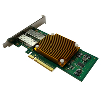 Tarjeta de Fibra Óptica de Transmisión Unidireccional SFP+ Ethernet de Doble Puerto de 10G con Chip Intel 82599ES
