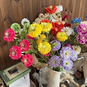 Flores Artificiales en Capas Jinxi, de Seda, para Decoración del Hogar, Accesorios de Fotografía para Bodas al Aire Libre - Product Image 3