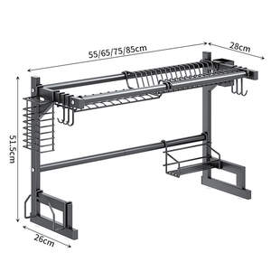 Escurridor de Platos Sobre el Fregadero para <span class=keywords><strong>Cocina</strong></span>, con Accesorios, Organizador, Escurridor, Escurridor de Platos Silversmith, Venta al por Mayor de Fábrica - Product Image 2