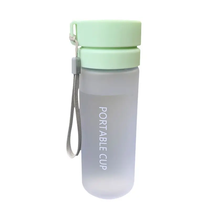 Последняя модная дизайнерская пластиковая бутылка 600 мл 800 мл без бисфенола А, прозрачная матовая бутылка для питьевой воды с маркером времени