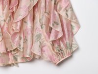 MYST&ZA Vêtements Femme 2025 Nouvelle Collection Été Chemise à Manches Longues Imprimé Floral Volants Tendance Polyvalente 1289591