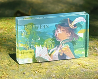 Bloc en acrylique imprimé, bloc d'affichage épais et transparent en acrylique pour personnages d'anime, ornement de table personnalisé, fournisseur en gros