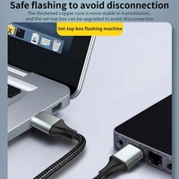 Kabel Ekstensi Data USB 3.0 Tipe A Male ke Tipe A Male, Kabel Transmisi Transfer Data Sinkronisasi Kecepatan Tinggi untuk Kamera Printer