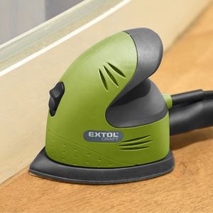 407130 EXTOL Craft 125W <span class=keywords><strong>Ponceuse</strong></span> vibrante électrique portative à une main Delta aléatoire / <span class=keywords><strong>ponceuse</strong></span> à paume / <span class=keywords><strong>ponceuse</strong></span> orbitale avec papiers abrasifs - Product Image 3