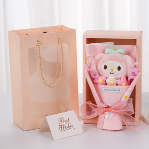 Bouquet <span class=keywords><strong>di</strong></span> Sapone Artigianale a Forma <span class=keywords><strong>di</strong></span> Rosa Rosa Promozionale Fiori Artificiali Piante Decorative Confezione Regalo Idea Regalo <span class=keywords><strong>per</strong></span> la Festa della Mamma <span class=keywords><strong>San</strong></span> <span class=keywords><strong>Valentino</strong></span> - Product Image 3