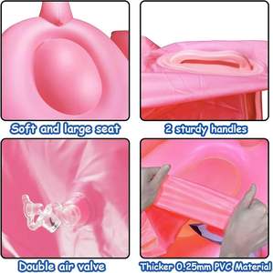 Flamingo Rosa Gigante Inflable de PVC, Flotador para Piscina para Adultos - ¡CREE Ondas! - Product Image 3