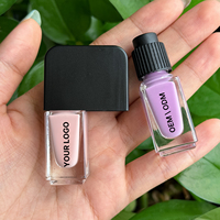 Vernis à ongles peel-off 2-en-1 Private Label, vegan, longue tenue, séchage rapide, pour manucure professionnelle