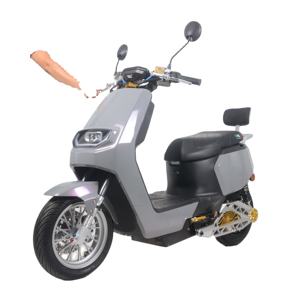 Motocicleta Eléctrica Todoterreno Gris Elegante 2026 |   Batería de 72V 20Ah |   Controlador de 15 Tubos |   Directo de Fábrica en Tianjin - Product Image 4