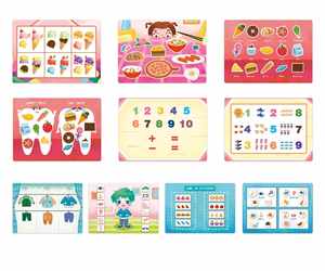 Libro de Actividades Sensoriales para Niños Pequeños, 10 Temas de Aprendizaje: Números, Colores, Letras, Habilidades para la Vida Diaria - Product Image 3