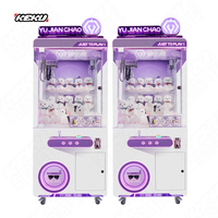 Machine de jeu à griffes populaire et ludique, à monnayeur, simulateur de jeu de capture de poupées et de cadeaux, de haute qualité