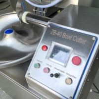Système de Hachoir Professionnel pour Aliments Végétaux, 40L, Émulsifiant pour Pâte de Housse, Production de 50kg, Haute Efficacité par Lot, pour un Hachage Lisse