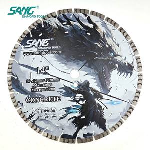 Lâmina de Serra Diamante Arix de 400mm 16 polegadas Soldada a Laser para Concreto Curado, Corte Rápido em Piso, Serra Manual - Product Image 4