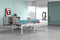 Cadre de bureau de haute qualité, minimaliste, multifonctionnel pour 4 personnes, design moderne, simple, mobilier, cadre de table en métal