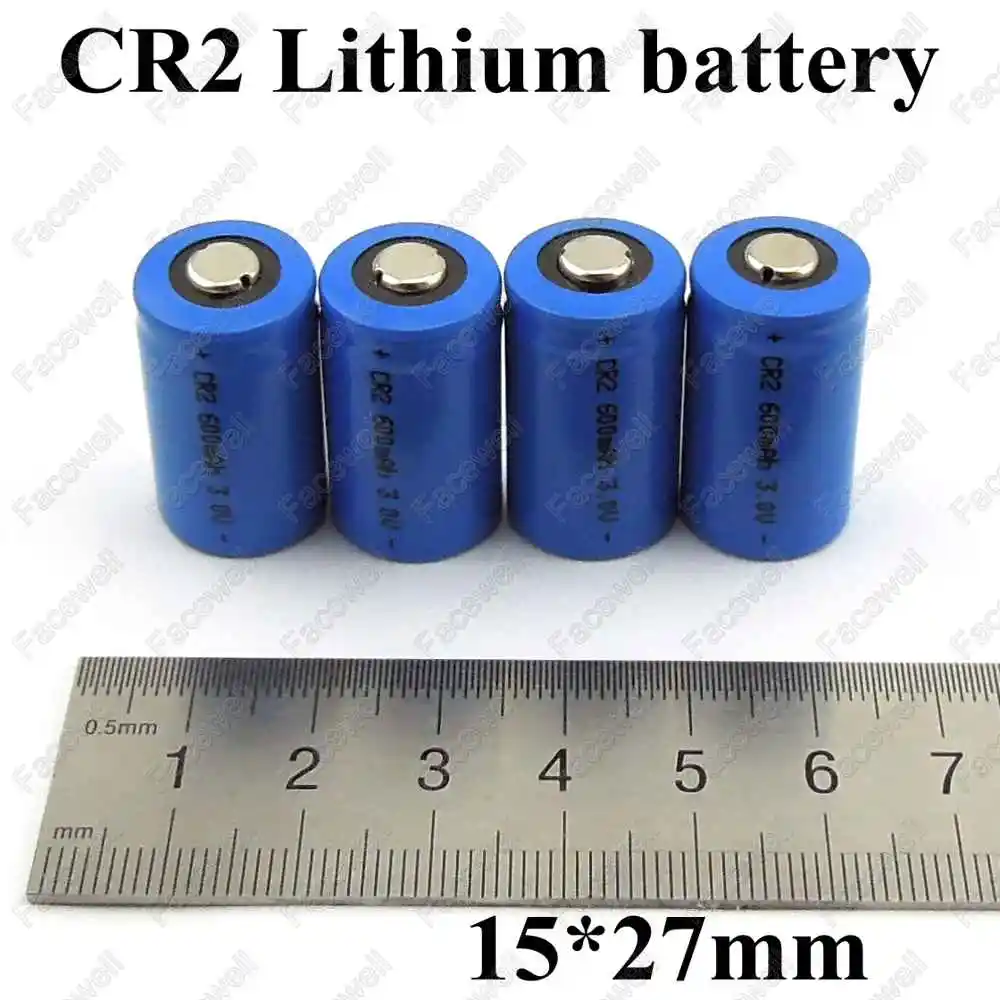 10pcs Brand 600mAh pila cr 2 3v batteries rechargeable lifepo4 3.2v bateria 3v cr2 15270 for flashlight toys led + free shipping