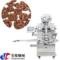 Nouvelle machine automatique de fabrication de biscuits aux pépites de chocolat 220V, haute efficacité, production continue, déposeuse de biscuits, boulangerie commerciale