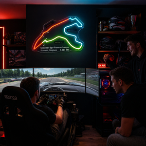 Letrero de Neón Personalizado LED Circuito Silverstone Acrílico Impermeable Personalizable - Product Image 5