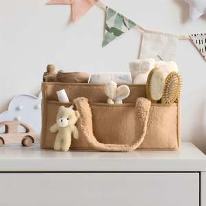 Organizador de Pañales de Poliéster con Diseño de Peluche para Cambiador, Cesta de Almacenamiento para Toallitas, Regalo para Baby Shower, Organizador de Auto - Product Image 6