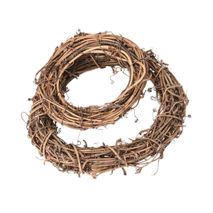 Couronne en rotin naturel pour la décoration, très populaire pour la décoration de porte de Noël, nouveau design, haute qualité, fabriqué au Vietnam - Product Image 2